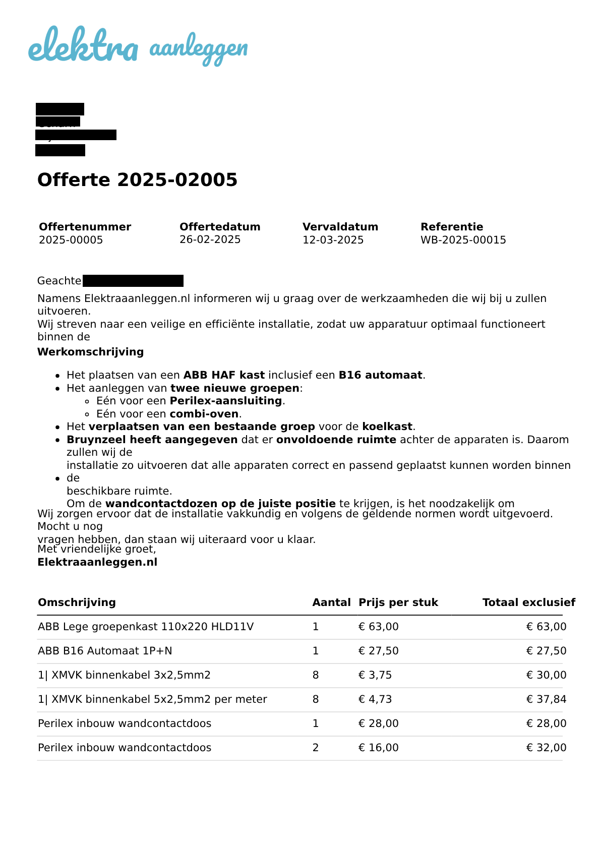 Elektricien in Dongen